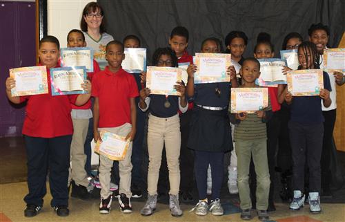 4th grade honor roll and citizenship award winners 